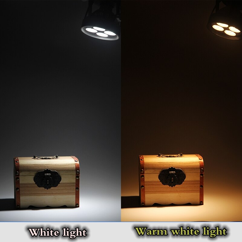 PAR30 piste lumière super lumineux 35 w magasin de vêtements projecteurs led monté lumières E27 vis piste lumières