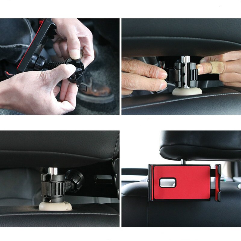 Voor 4-11 inch tablet verstelbare auto tablet standaard houder voor ipad tablet accessoires universele tablet standaard autostoel rugleuning beugel