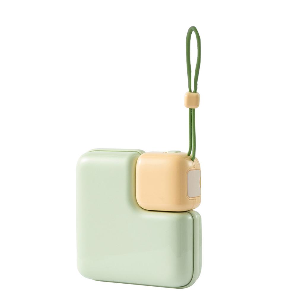 Handwarmer usb oplaadbare 5200 mah draagbare powerbank: Groente