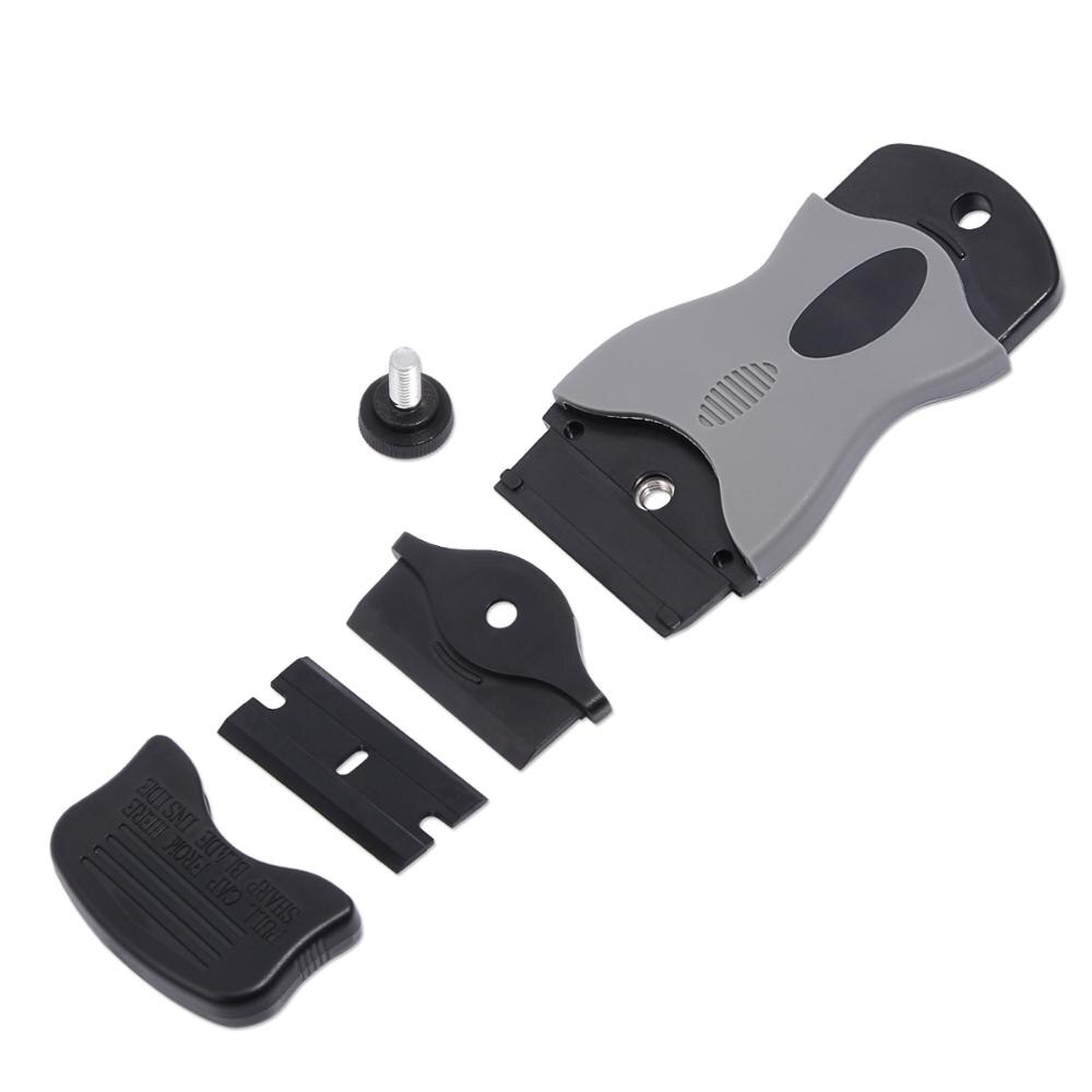 EHDIS Auto Wrap Sticker Removal Scraper Vinyl Film Decal Squeegee Window Tint Air Bubble Water Wiper Car Styling Tool+10 Blades