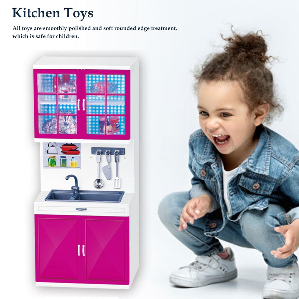 Diy Leuke Speelhuis Set Fun Kluis Mini Keuken Speelgoed Abs Milieuvriendelijke Beschermende Niet-toxisch Voor Kinderen Over 3 Jaar Oud