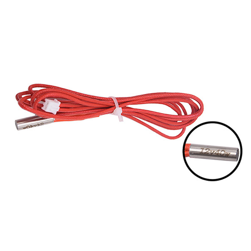 12v/24v varmestaver med 40w terminaler  xh2.54 3d skrivertilbehør: Hvit
