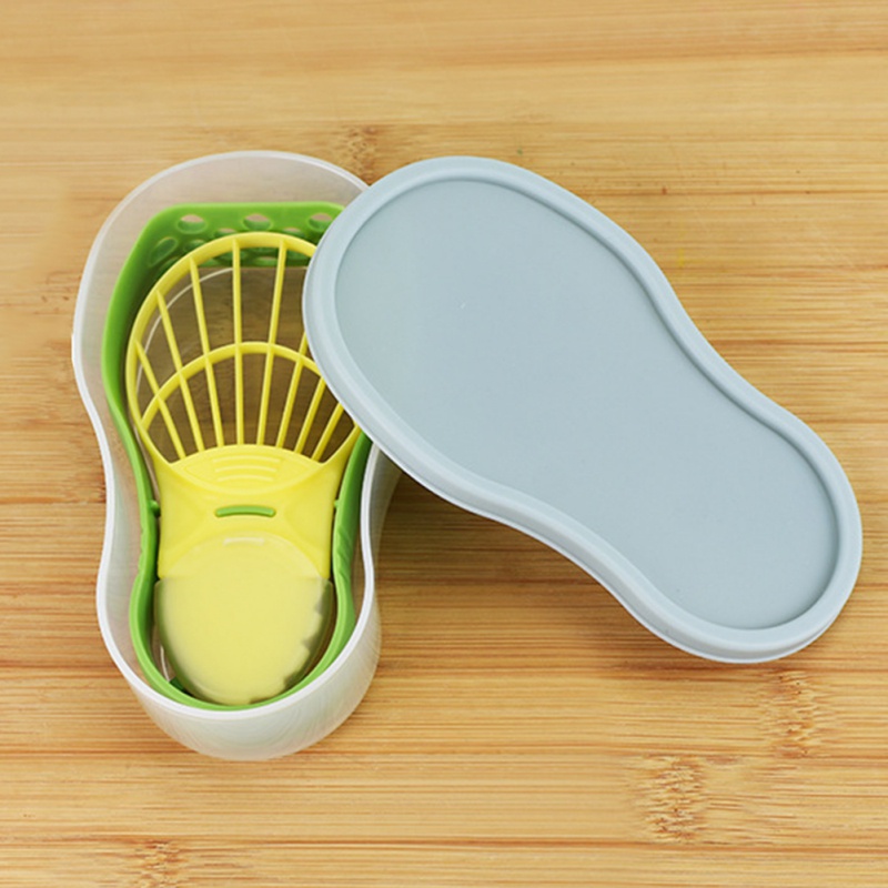 Avocado Tool Set Reinigingsapparaat + Crusher + Scherper Fruit Zaaimachine Avocado Behoud Doos Keuken Gadgets