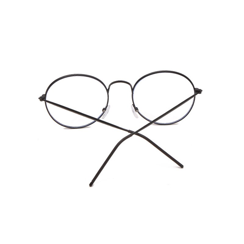 1PCs Women Men Metal Vintage Round Glasses Oversized Glasses Frame Optical Eyeglass Frame Spectacles Eyeglasses