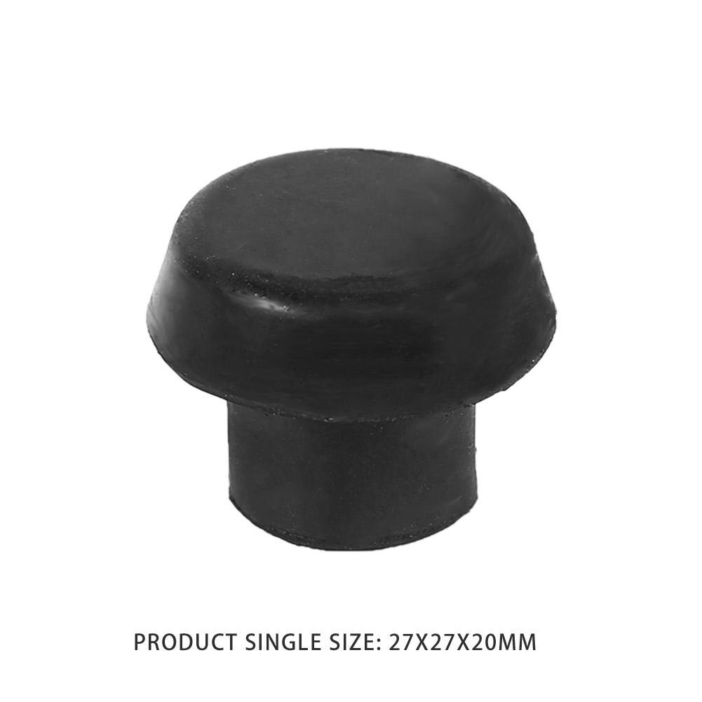 10 pièces/ensemble fond de queue de billard Excellent et Durable caoutchouc noir bouchon de Protection en caoutchouc accessoires de Table de billard