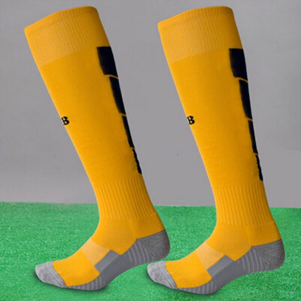 medias de fútbol para niños y adultos equipo de fútbol Club Calcetines antideslizantes gruesos calcetines calientes rodilla alta entrenamiento medias largas