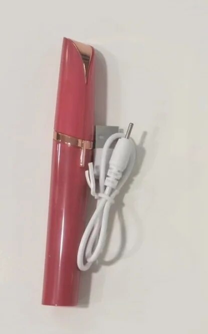 Elektrische Wenkbrauw Trimmer Vrouwen Scheerapparaat Mini Draagbare Haar Remover Wenkbrauw Shaper Scheerapparaat Lichaam Gezicht Scheren Machine Beauty Tool: Rood