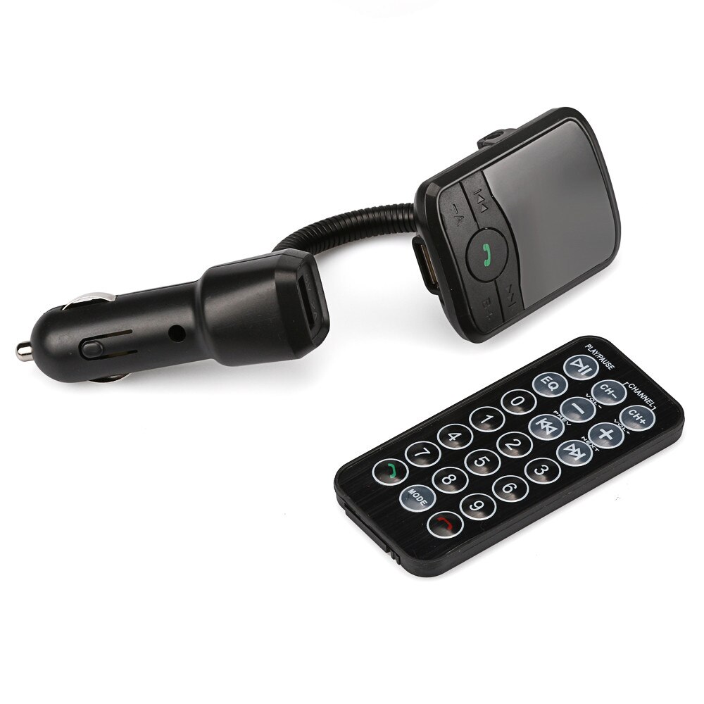 Lcd Car Kit MP3 Bluetooth Speler Fm-zender Modulator Sd Mmc Usb Remote Audio/Muziek Afspelen Via Bluetooth A2DP dc 9-26V