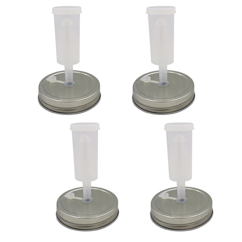 Kit De Fermentación Nourished Essentials | 3 Tapas Para Tarros De Boca Ancha Con Bomba Y Pesas