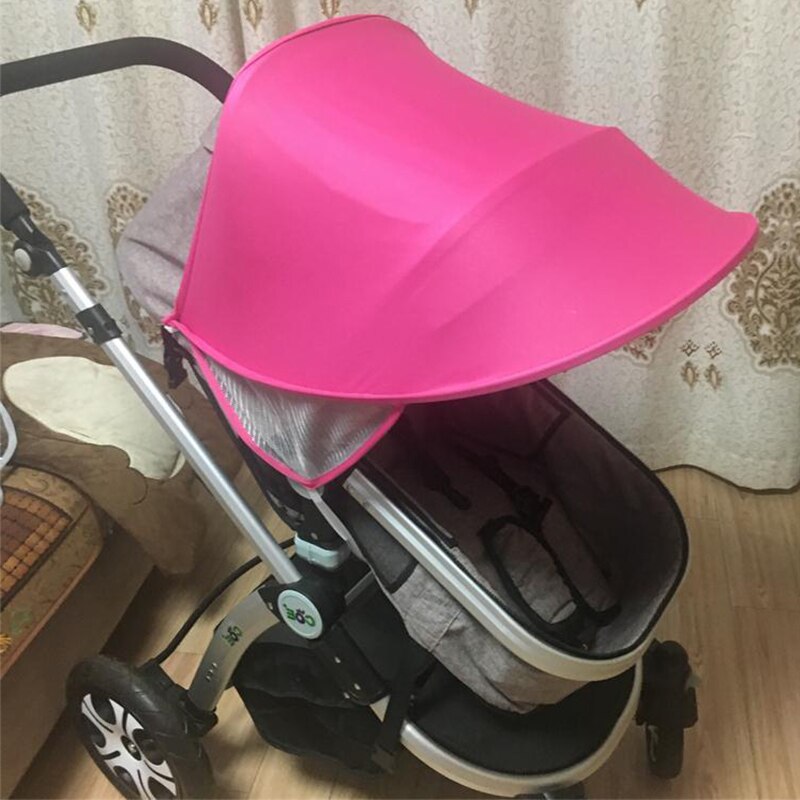 Soort Rits Fly Bescherming Accessoires Kinderen Wieg Zomer Mesh Vervoer Volledige Cover Klamboe Kinderwagen Trolley: Pink Awnings