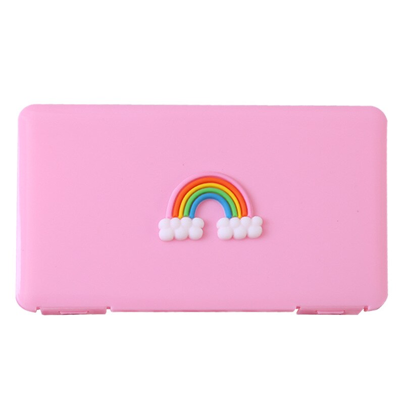 Caja de almacenamiento de mascarillas para niños, estuche de polipropileno de almacenaje portátil antipolvo y antihumedad para máscaras, bote para guardar cubrebocas para estudiantes, disponible en varios colores