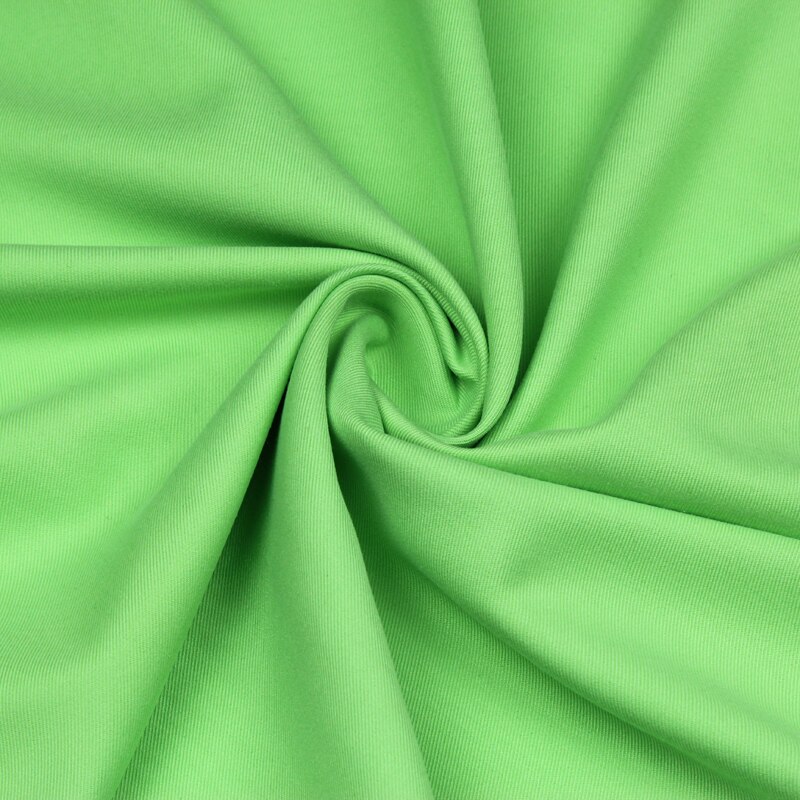 Bright green silk spun silk fabric very soft very thick 50momme 55" width by yard,SRS056