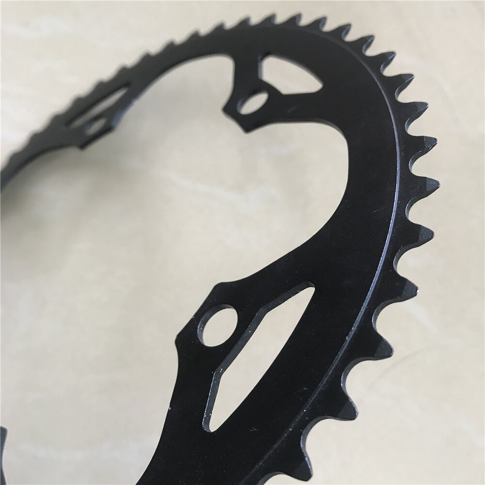 Foldecykel kædering 130 bcd 38t 39t 40t 42t 44t 46t 48t 50t 52t 53t 56t landevejscykel del kædehjul 3/32 " tandtykkelse