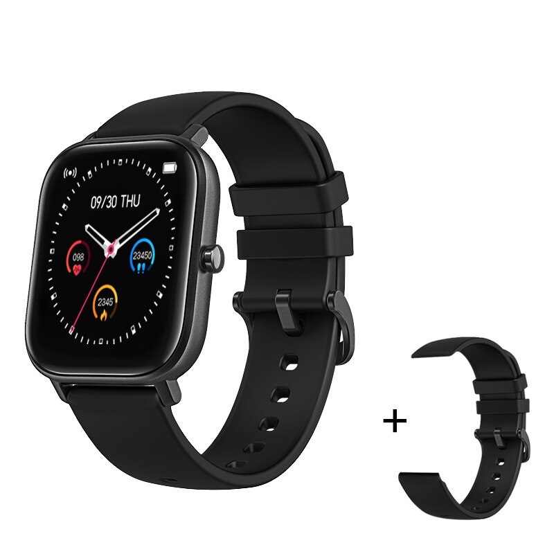 Smart Watch P8 1.4 pollici uomo Full Touch Fitness Tracker pressione sanguigna Smart Clock donna GTS Smartwatch per Xiaomi iOS Phone: b add 1 b strap