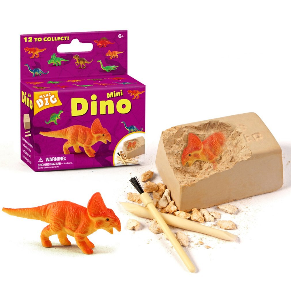 Giocattoli creativi per bambini fai da te scavare pinguino dinosauro pirata tesoro gemme esplorazione giocattoli di scavo: piccolo dinosauro