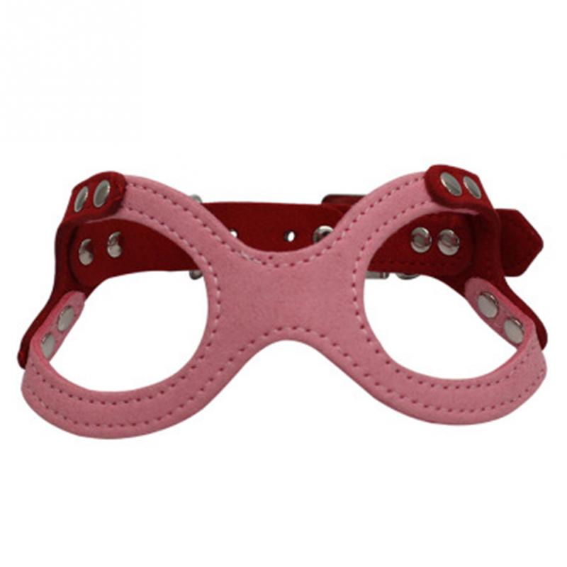 Arnés para perros suave y ajustable, para cachorros, Chihuahua: Pink / S