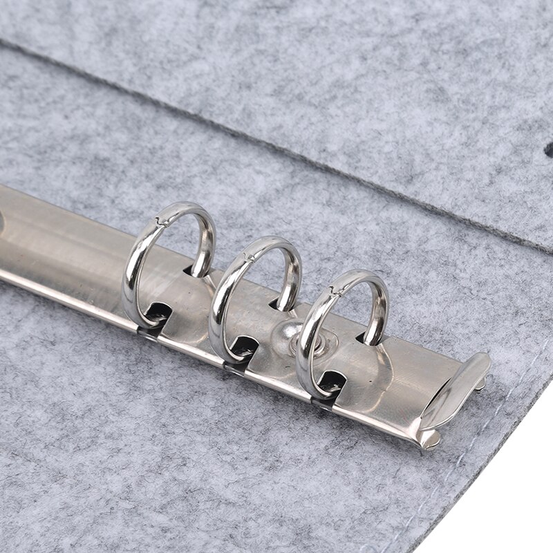 A5 A6 Felt shell fabric notebook Loose Leaf Notebook Paper Planner Inner Page ring binder Stationery Traveler Journal