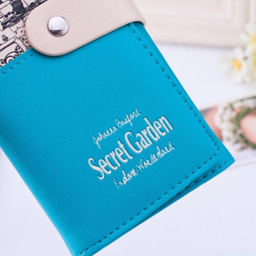 Women Cartoon PU Leather Wallet Purse Handbag Case Card Holder Bag Clutch Zipper