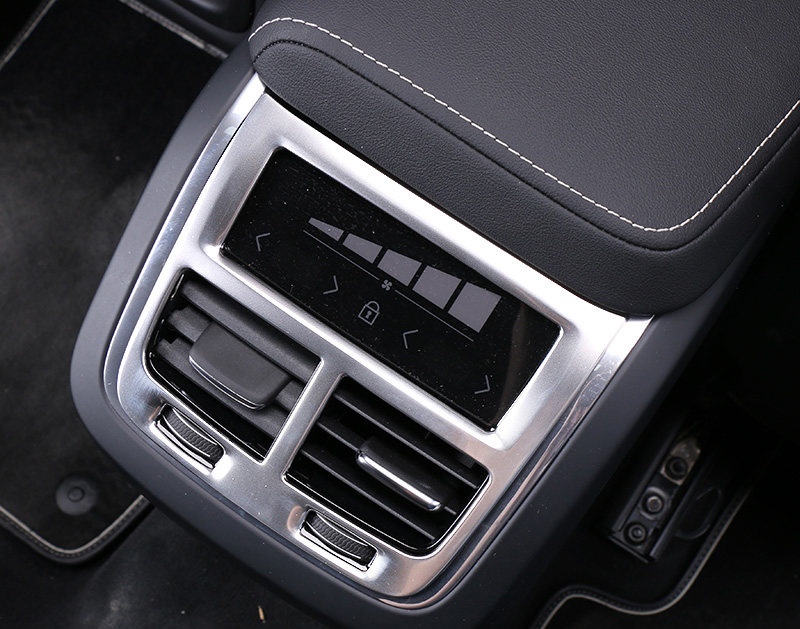 Auto Styling 1Pcs Rvs Matte Interieur Rear Airconditioning Vent Outlet Cover Trim Voor Volvo XC60 / XC90