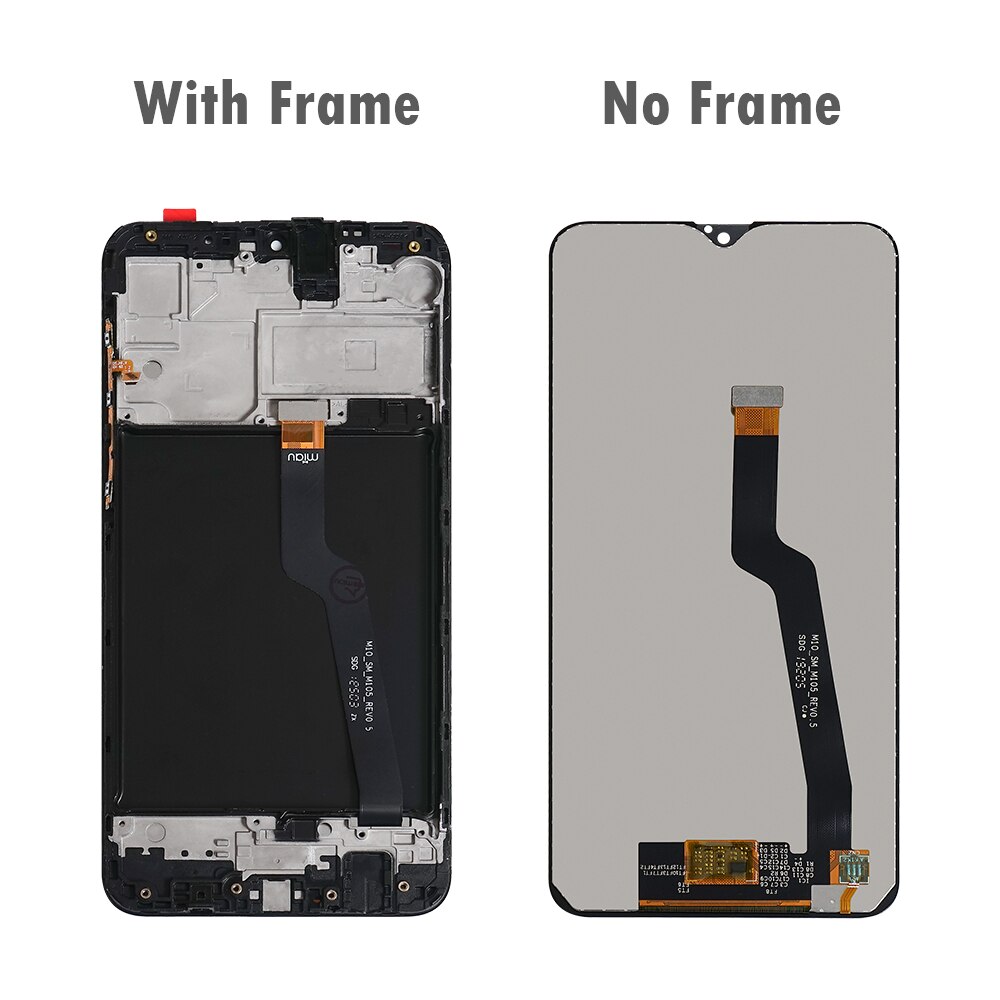 Originele Super Amoled Voor Samsung A10 A105 Lcd Touch Screen Met Frame Voor Samsung Galaxy M10 M105F Lcd-scherm digitizer