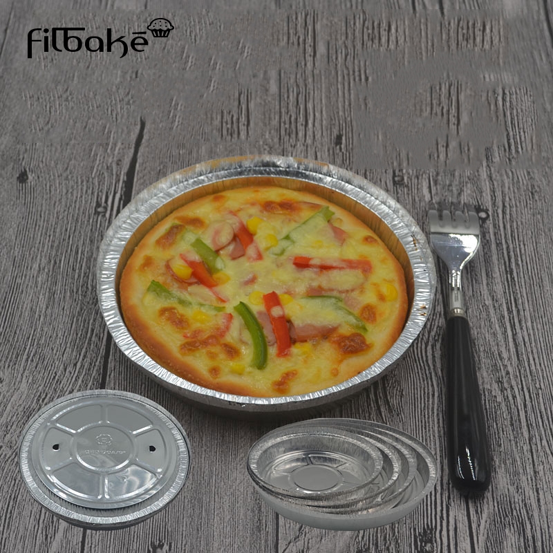 Filbake 12 st 7/8/9 "aluminiumfolie pajpannor engångsplåtar för pajer tårta quiche bakpanna matlagning köksredskap