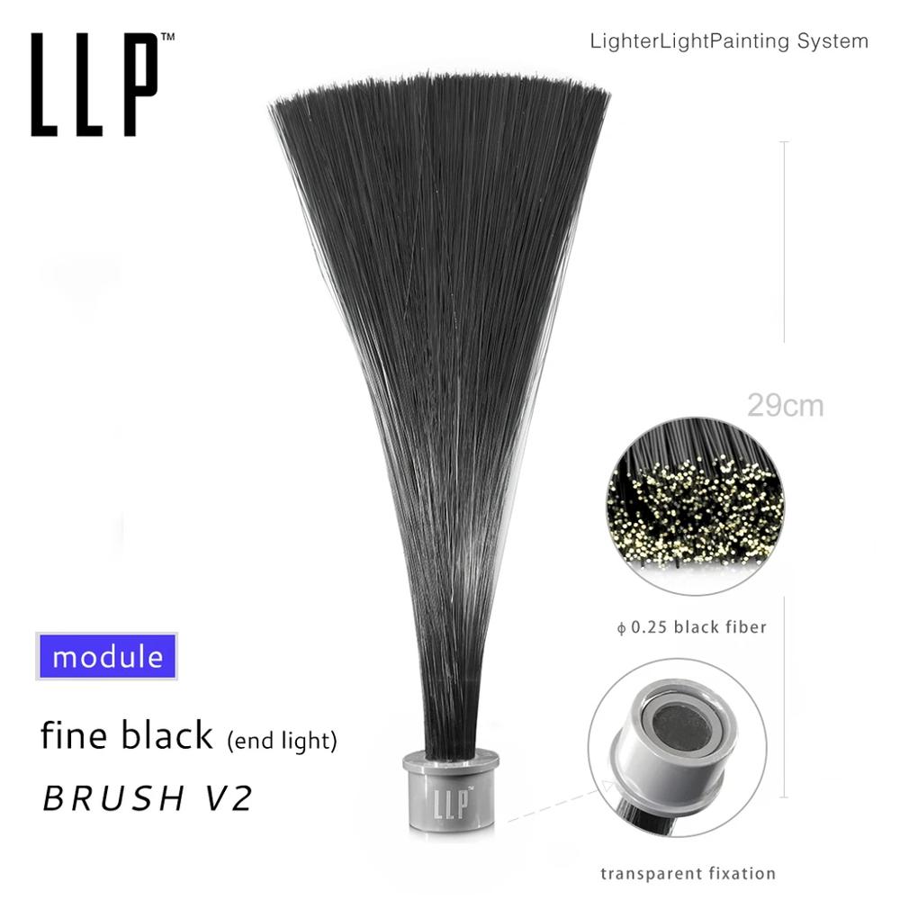 Black Fiber Optic brush module for Light painting,portrait photography,Hand drawn stick,Graffiti Streamer photography