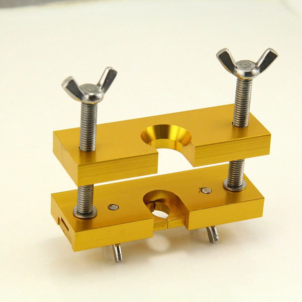 1 pc trompet mundstykke puller remover mundstykke udsugning aluminiumslegering vindinstrument reparationsværktøj (gylden)