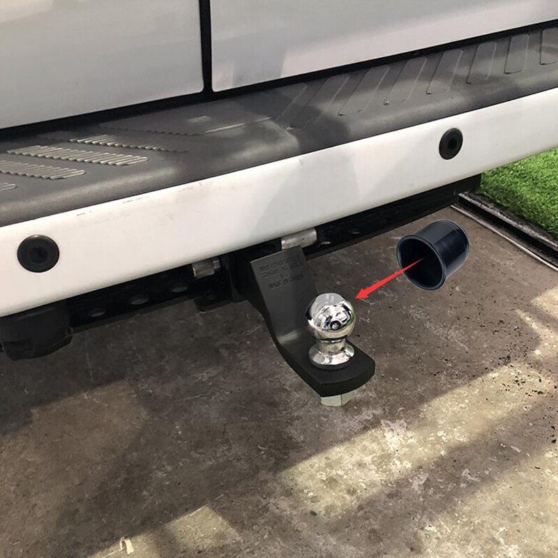 Trailer Ball Cover Rubber Hitch Ball Cover Fits 50mm Diameter Trailer Ball