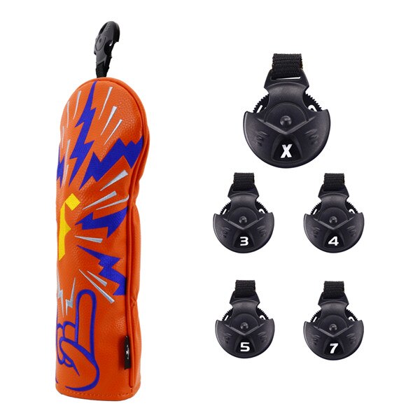 Grandes dientes Universal Golf Club cabeza cubre Driver/carenado/híbrido/Roca: Fairway Cover F