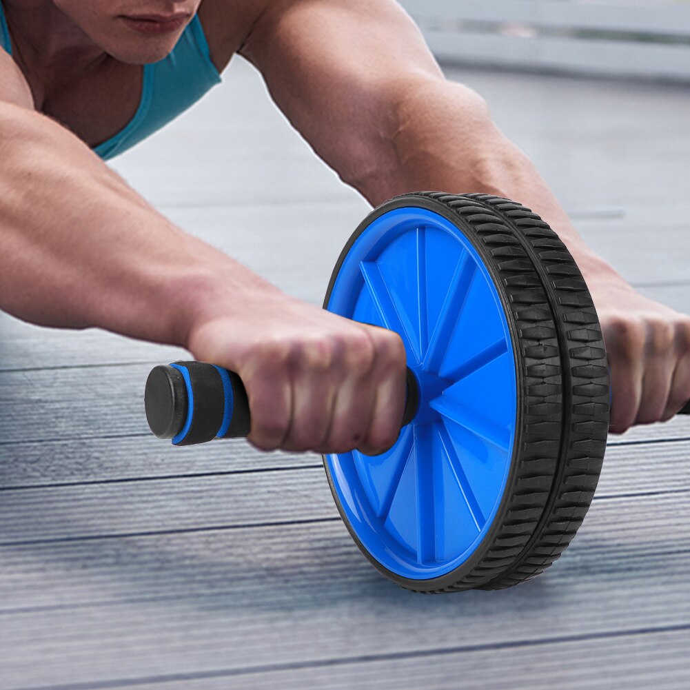 Abdominal Roller With Mat Double Wheel Abdominal P... – Grandado