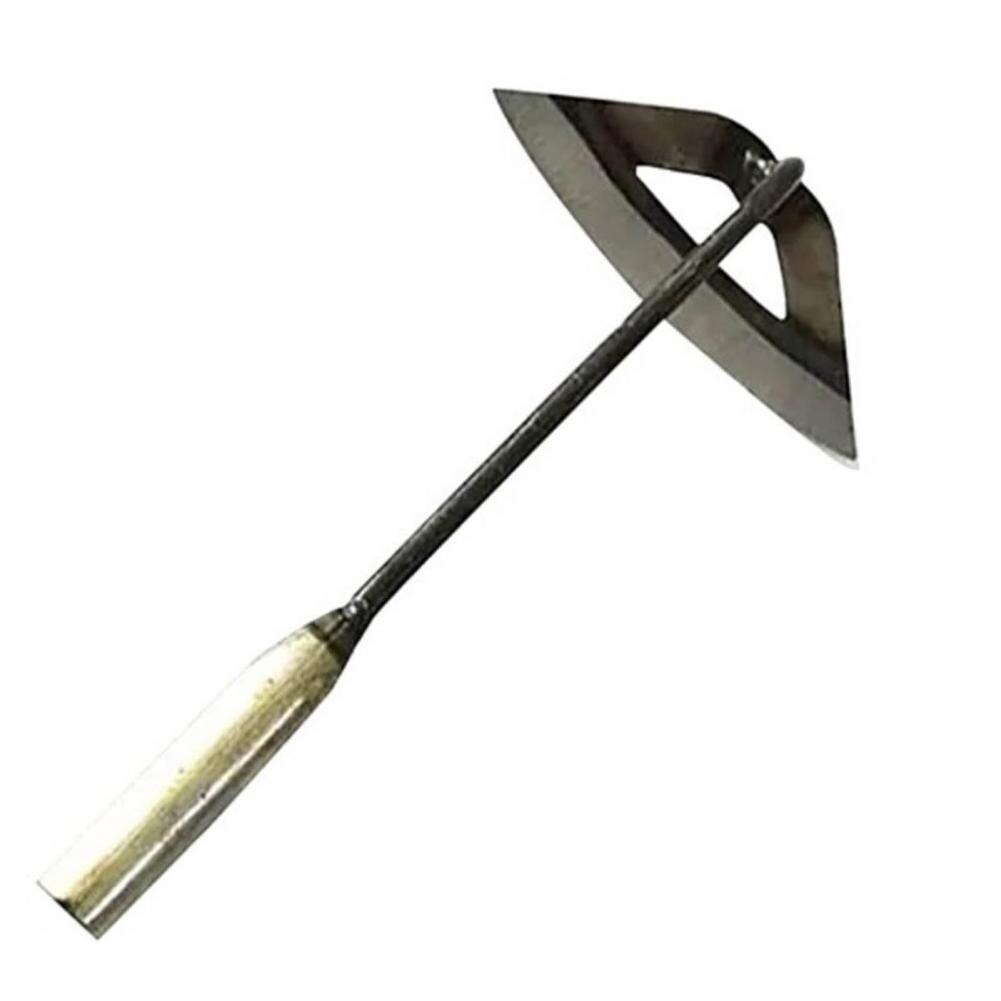 Garden Hoeing Multifunctional Thickened Weeder Gardening Backyard Weeding Small Hoe for Use Small Weeder: Default Title