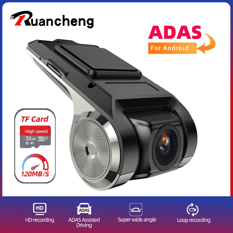 Adas Dvr Dash 1080P Camera Auto Dvr Adas Dashcam/Wifi &amp; Android Car Recorder Dash Cam Auto Recorder