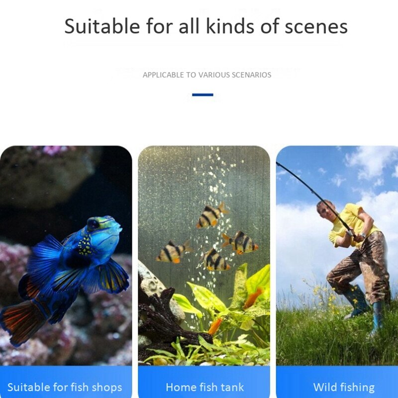 Kleine Oplaadbare Aquarium Zuurstof Pomp Lithium Batterij Zuurstof Pomp Is Geschikt Voor Water Aquarium En Outdoor Vissen