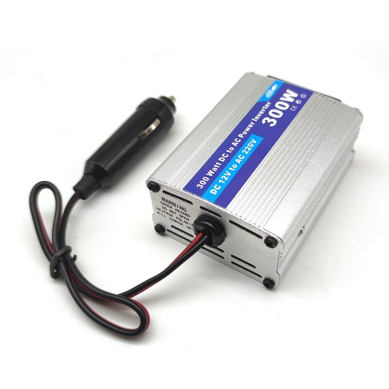 300W Car Inverter Voltage Converter DC 12V to AC 230V, 220V incl. USB 300W Car Inverter Voltage Converter DC 12V to AC 230V, 220V incl. USB