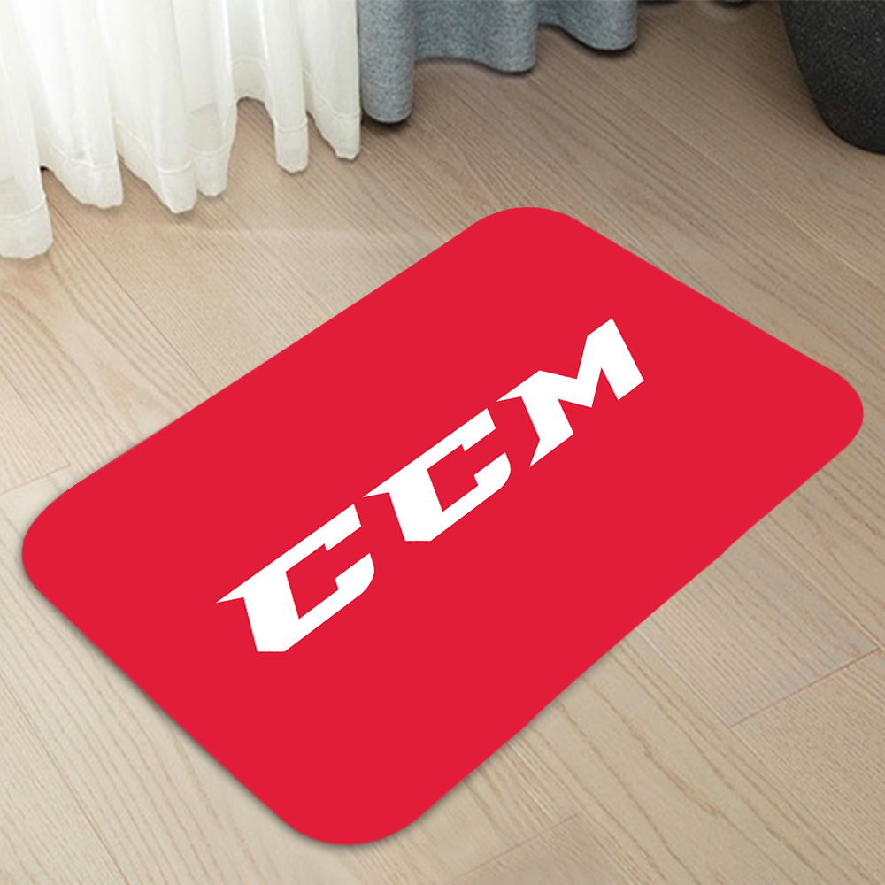 CCM Hockey Fußmatten Home Teppich Eingangstürmatten Modernes Dekor Teppich Badezimmer Fußmatten 130: 50 cm x 80 cm / YELLOW