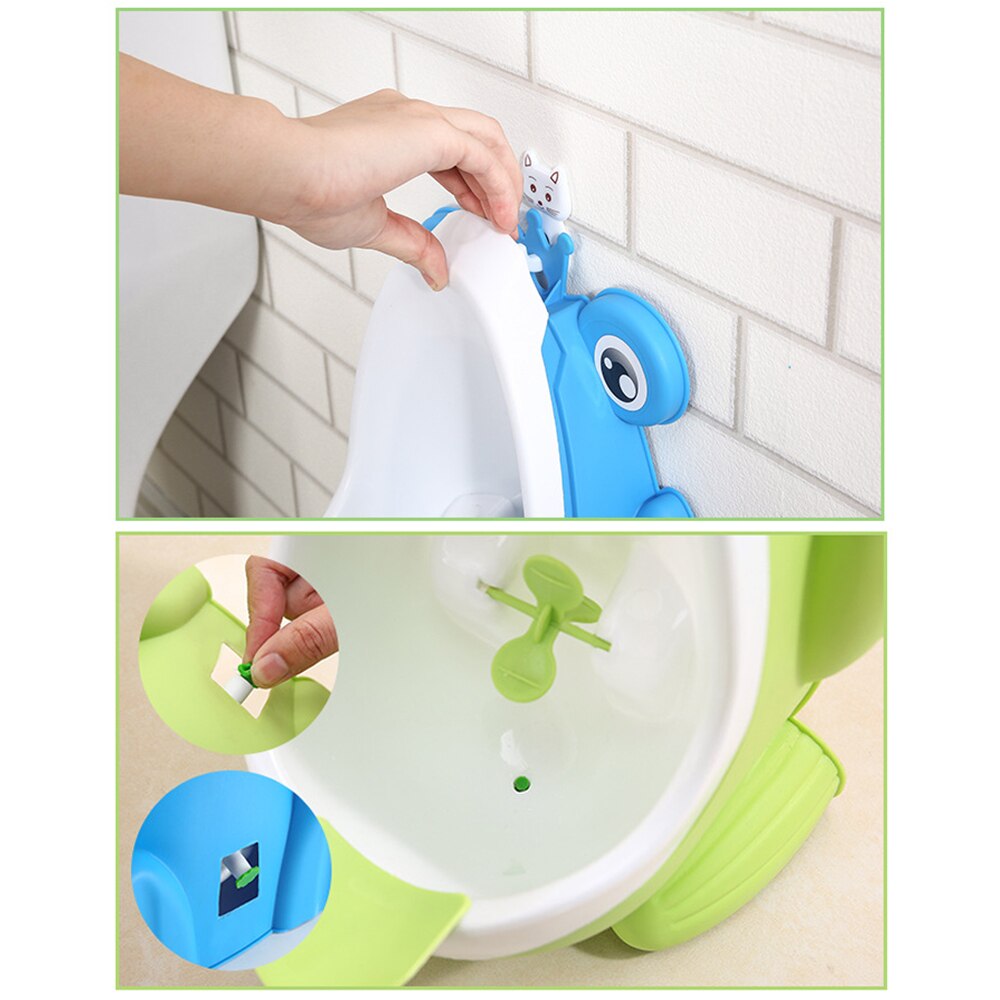 bébé garçon pot toilette formation grenouille enfants enfants WC support Vertical urinoir infantile enfant en bas âge mural pot