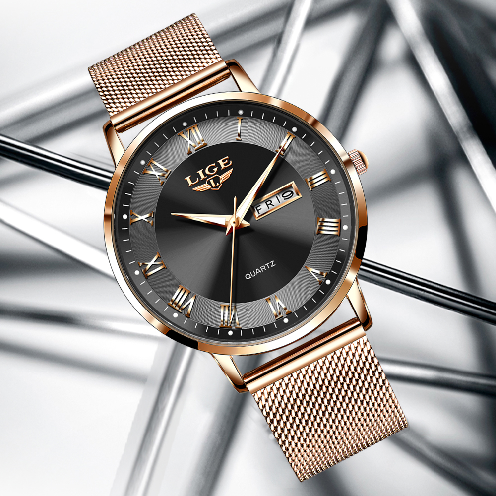 LUIK Top Merken Luxe Horloges Voor Mannen Casual Quartz Horloges Waterdicht Lichtgevende Datum Week Heren Horloge Reloj Hombre