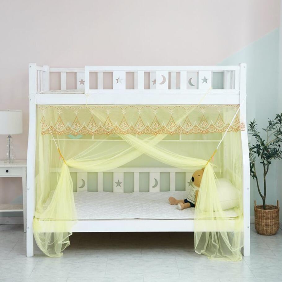 Neue Etagen Bett Moskito Net Kinderzimmer Sommer Anti-moskito Spitze Gaze Physikalische Mückenschutz kinder Bettwäsche f8419: 2 / 150x195cm