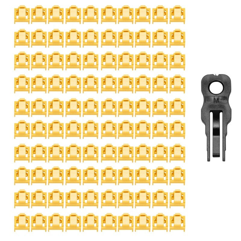 100 Pcs Ethernet Hub Port RJ45 Anti Dust Cover Cap Protector Plug for RJ45 Female Jack with Proprietary Lock and Key: Default Title