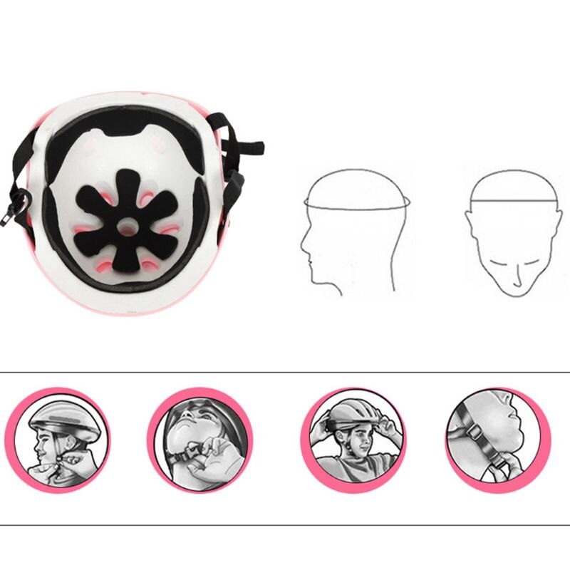Kids Safety Riding Helmet Child Bicycle Cycling Scooter Skateboard Skate Headgear Protector