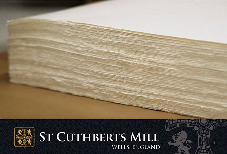 Saunder Waterford Aquarel Papier Wol Katoen Pulp Kleur Lood Hoge Witte 190G 10 Lakens Medium Fijne Lijnen 8K 16K Schetsboek