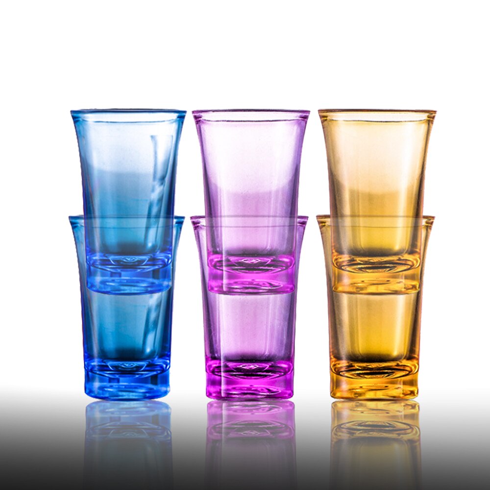 6 Holes Glass Dispenser Holder Wine Whisky Beer Dispenser Rack Bar Accessories Caddy Liquor Dispenser Party Games Drinking Tools: 6pcs colorful