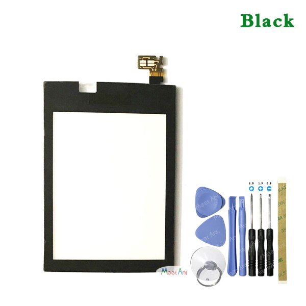 2.4" For Nokia Asha 300 N300 Touch Screen Digitizer Sensor Outer Front Glass Lens Panel Black: black With Tool