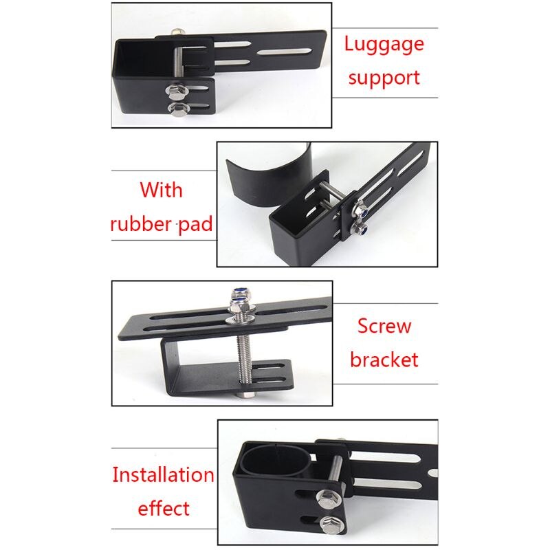Porte-bagages universel pour voiture, 2 pièces, support de montage de barre de lumière de toit SUV