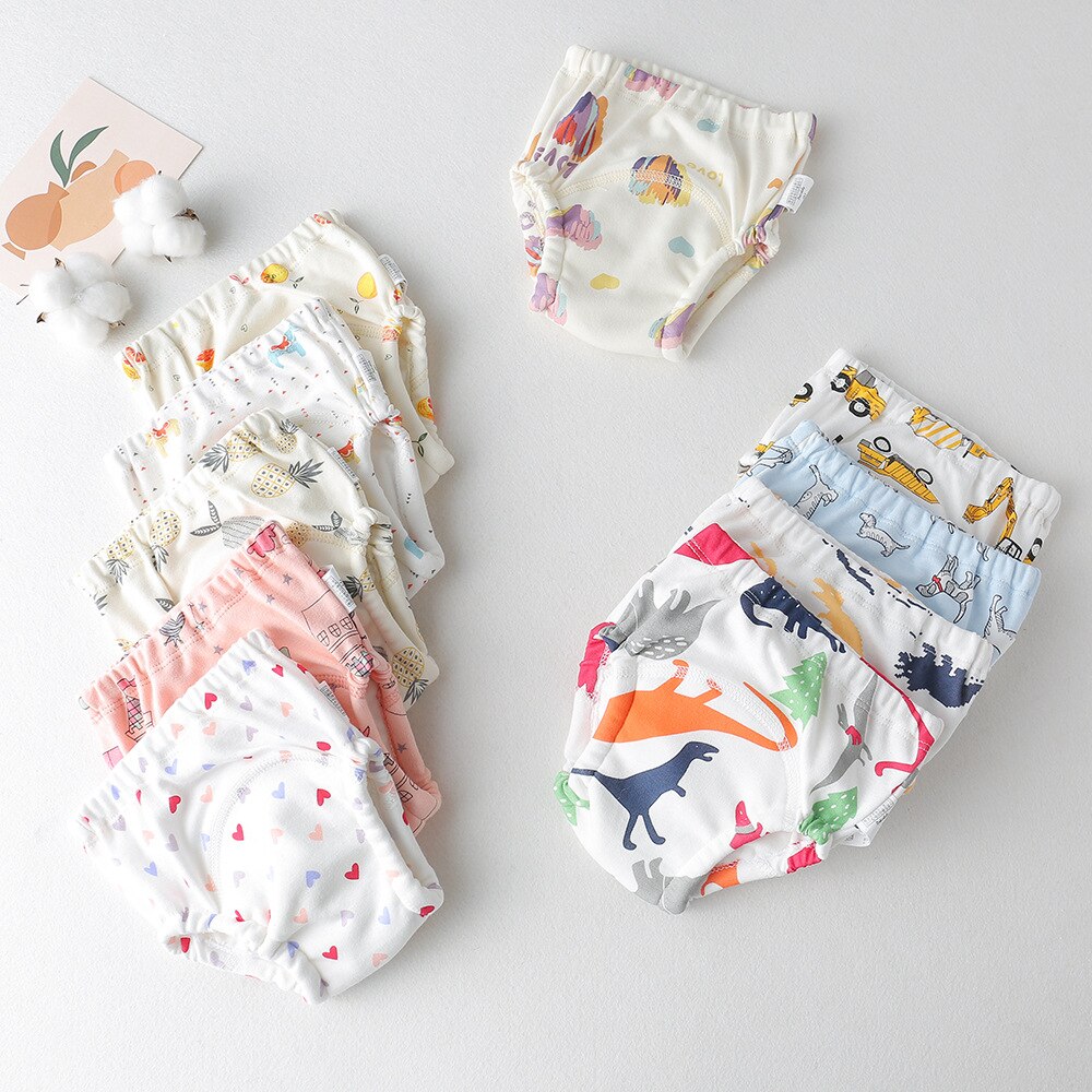 Neue Baby Töpfchen Hosen Baumwolle Blick Mehrweg Windeln Wasserdicht Atmungsaktiv Windel Hosen Neugeborenen Zubehör