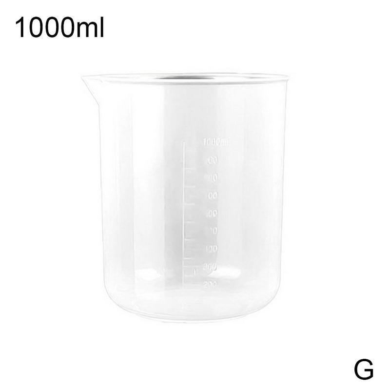 Kitchen Baking Measuring Cup Milk Liquid Flour Graduated Measure Jug Anti Leak Plastic Pour Water Beer Pitcher Kitchen Accessory: 1000ml