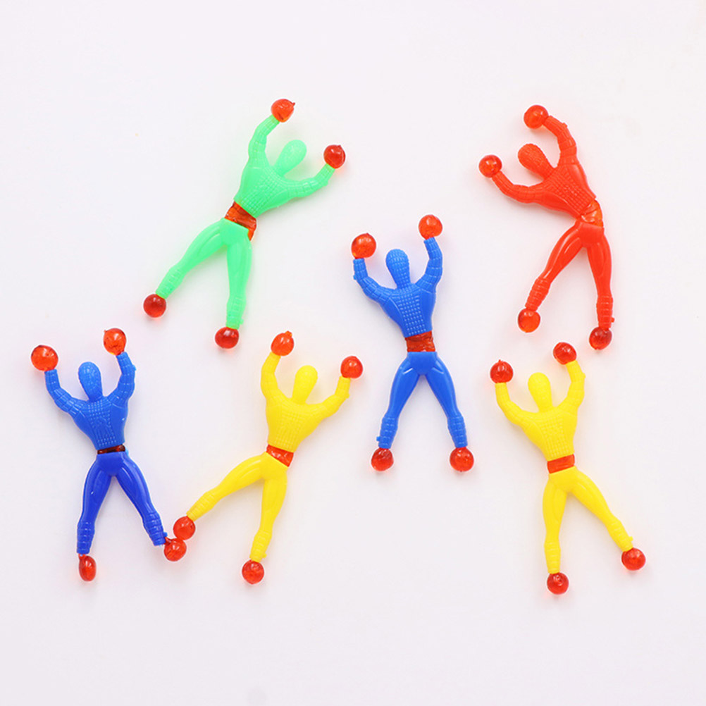 Funny Flexibele Klim Mannen Sticky Muur Speelgoed Kinderen Speelgoed Klimmen Flip Plastic Man Speelgoed Voor Kinderen Aantrekkelijke Classic: Default Title