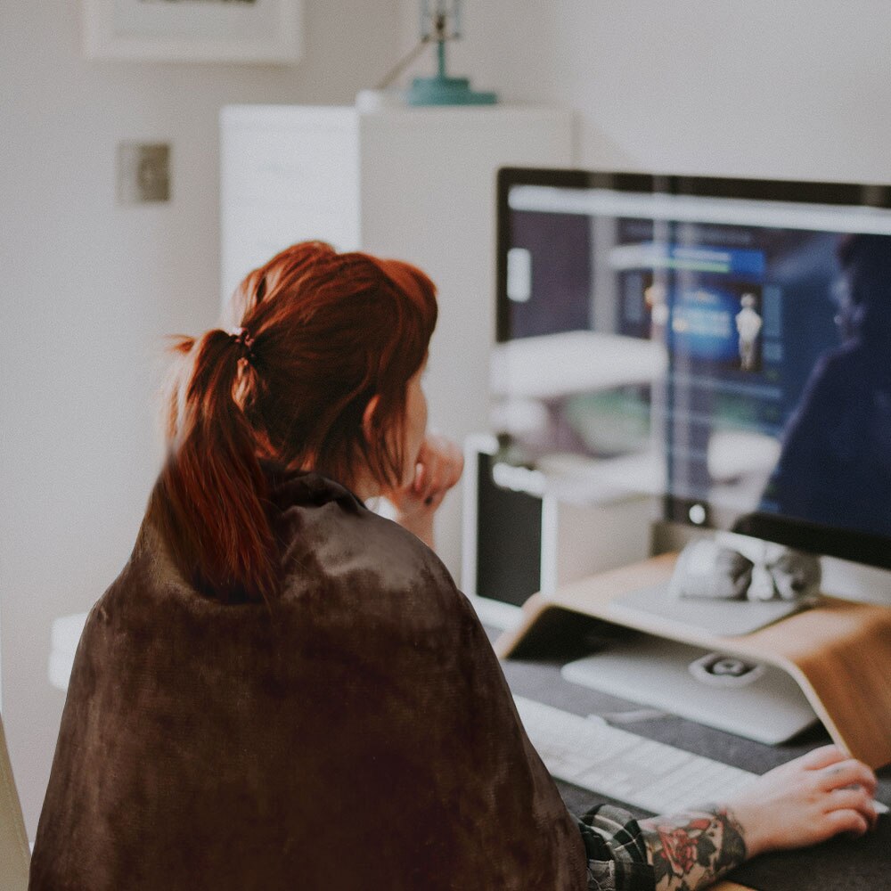 Electric Blanket Shawl USB Shawl USB Heated Shawl Lap Blanket USB Heated Blanket Heated Shawl Shaw Household Radiation-Free