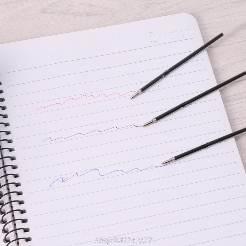 100Pcs 0.7mm Ballpoint Pen Refill Black Blue Red Pen Refill Stationery School Office Supply Jy21 20