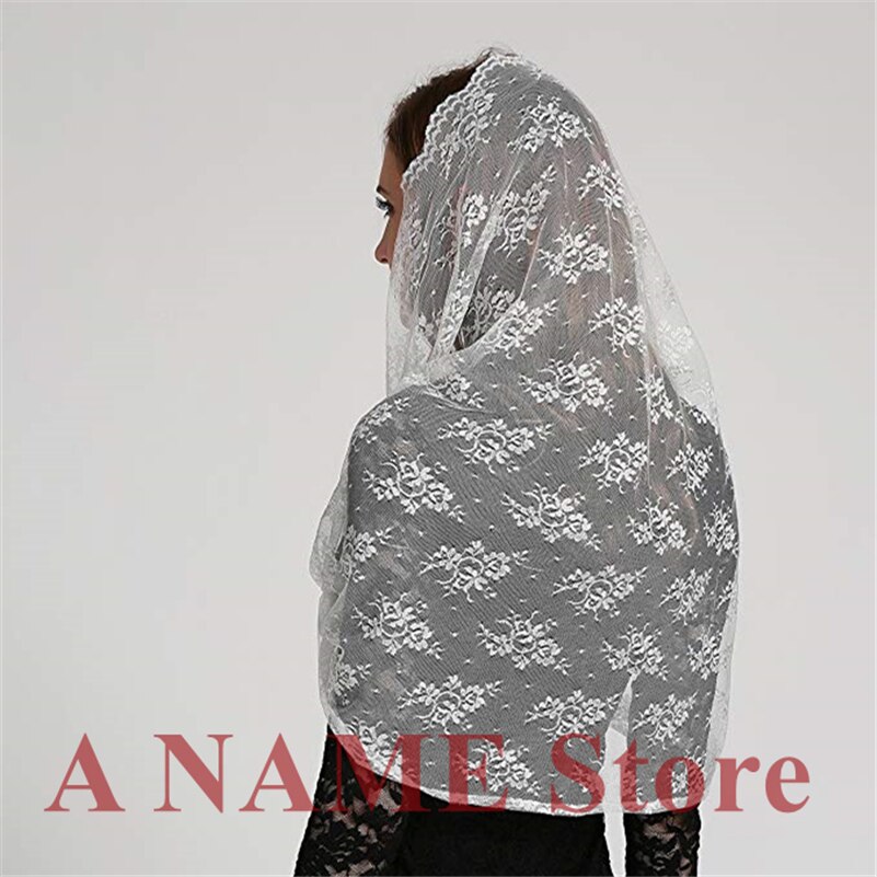 Zwarte beige kanten sluiers mantilla's voor kerk hoofdbedekking hoofddoek katholieke latijnse mis mantilla negra vela negra voile matille